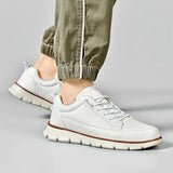 James Oxford Leather Support Trainers