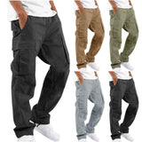 James Oxford Men's Wide Fit Cargo Trousers