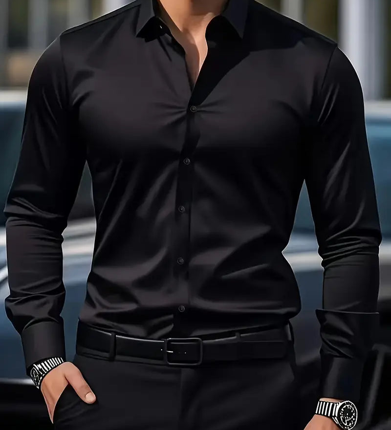 James Oxford Breathable Long Sleeve Shirt