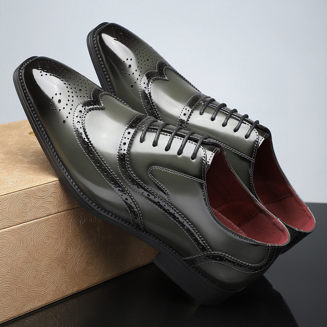 James Oxford Heritage Brogue Shoes for Men