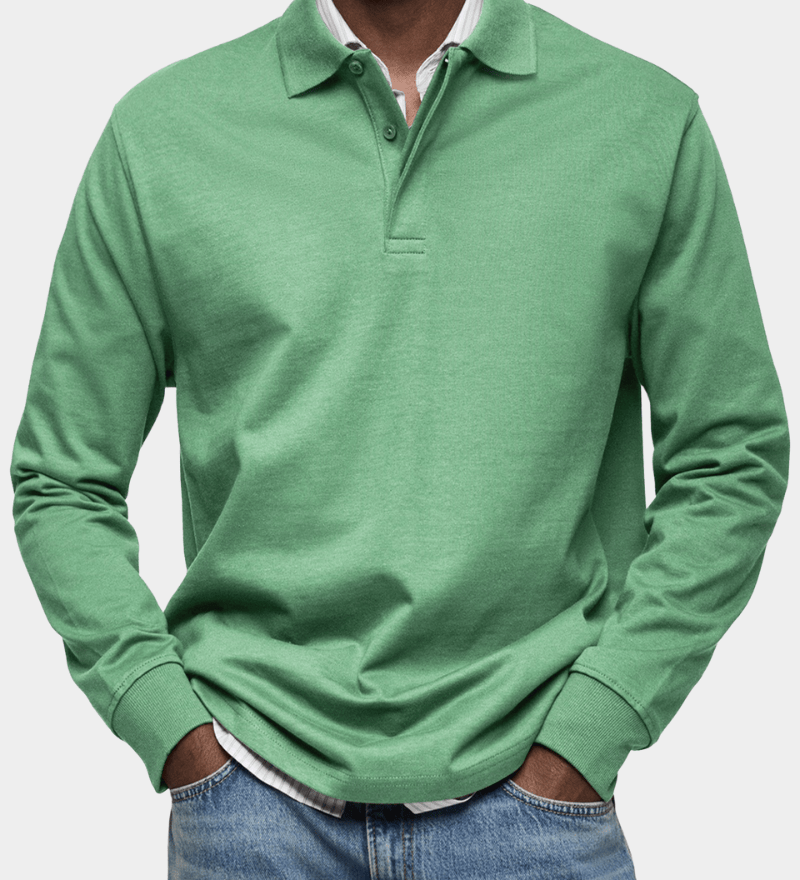 James Oxford Classic Cotton Polo Shirt for Men