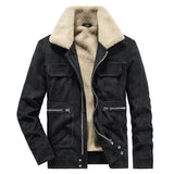 Langmere Suede Sherpa-Lined Jacket
