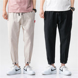 Theo - Fitted Cotton Trousers