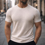 James Oxford Refined Knit T-Shirt for Men