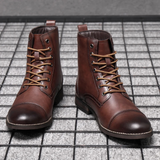 James Oxford Burnished Dress Boots for Men