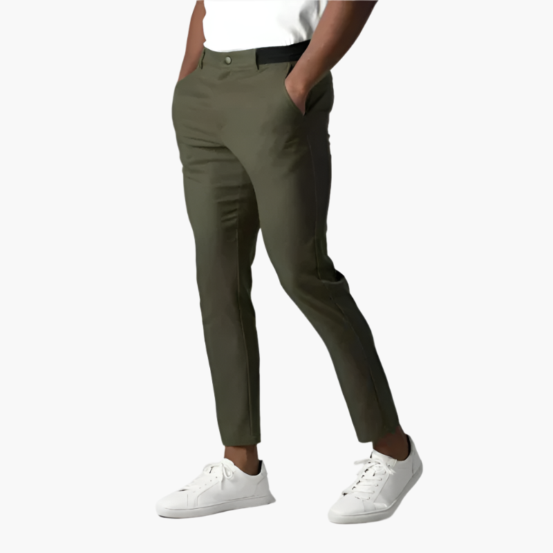 James Oxford Men's Slim Fit Chinos