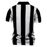 Stravino Stripe Zip Polo
