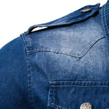 Sleek Slim-Fit Shirt with Zipper Sleeve Detail