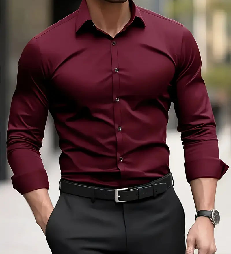 James Oxford Breathable Long Sleeve Shirt
