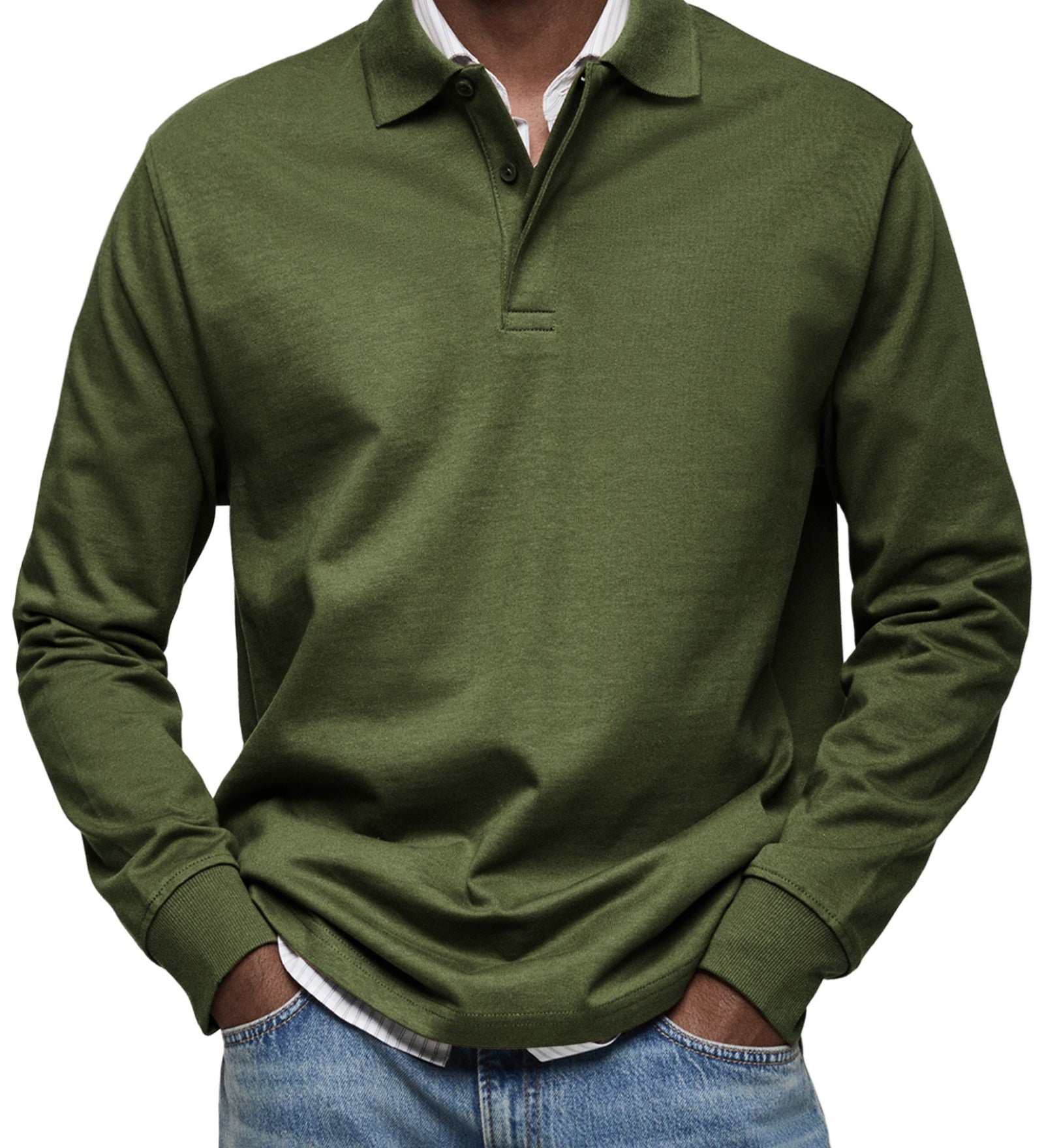 Richard - Casual Long-Sleeve Polo Shirt