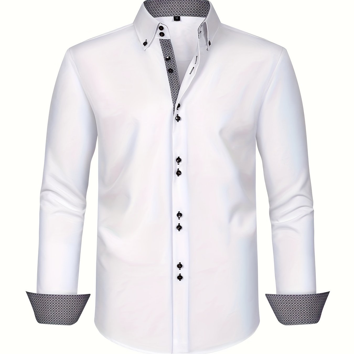 Albert Elegant Lightweight Shirt with Contrast Details
