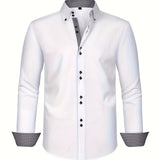 Albert Elegant Lightweight Shirt with Contrast Details