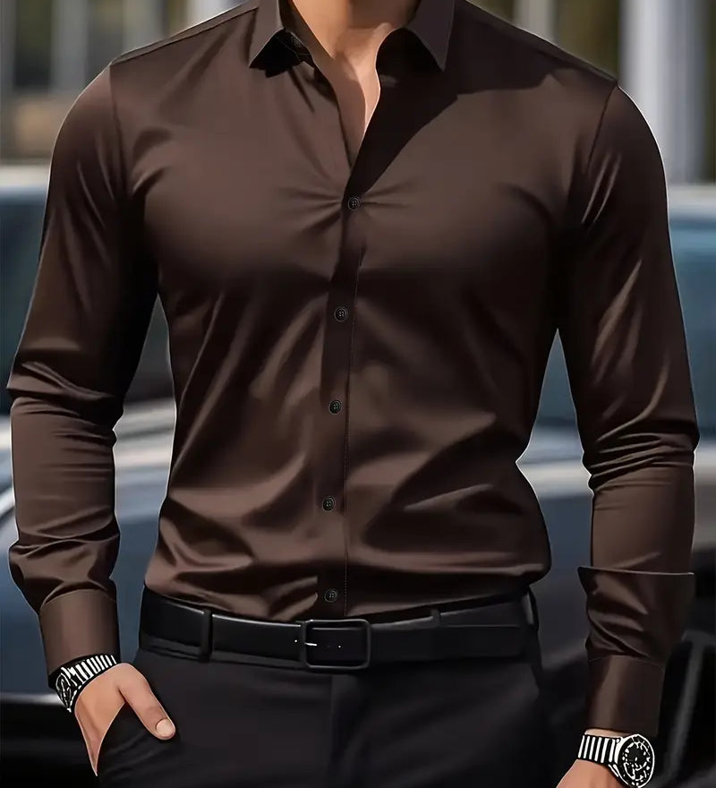 James Oxford Breathable Long Sleeve Shirt