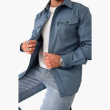 David Shirt Jacket with Button Placket