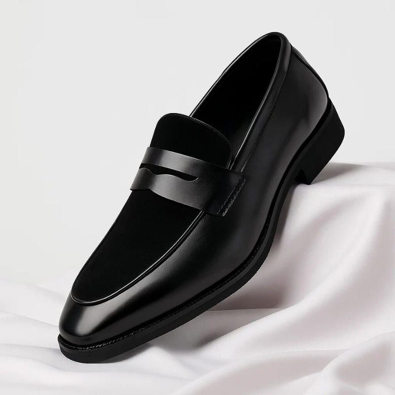 James Oxford Penny Loafers for Men