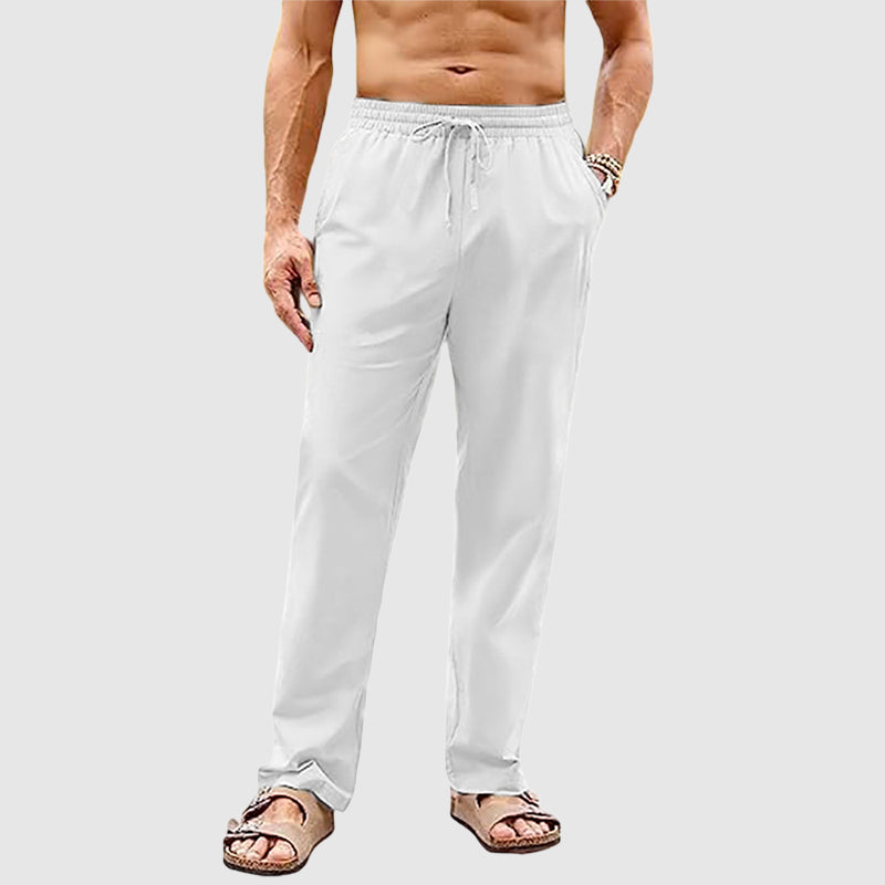Alexander Heliot Drawstring Straight-Leg Pants