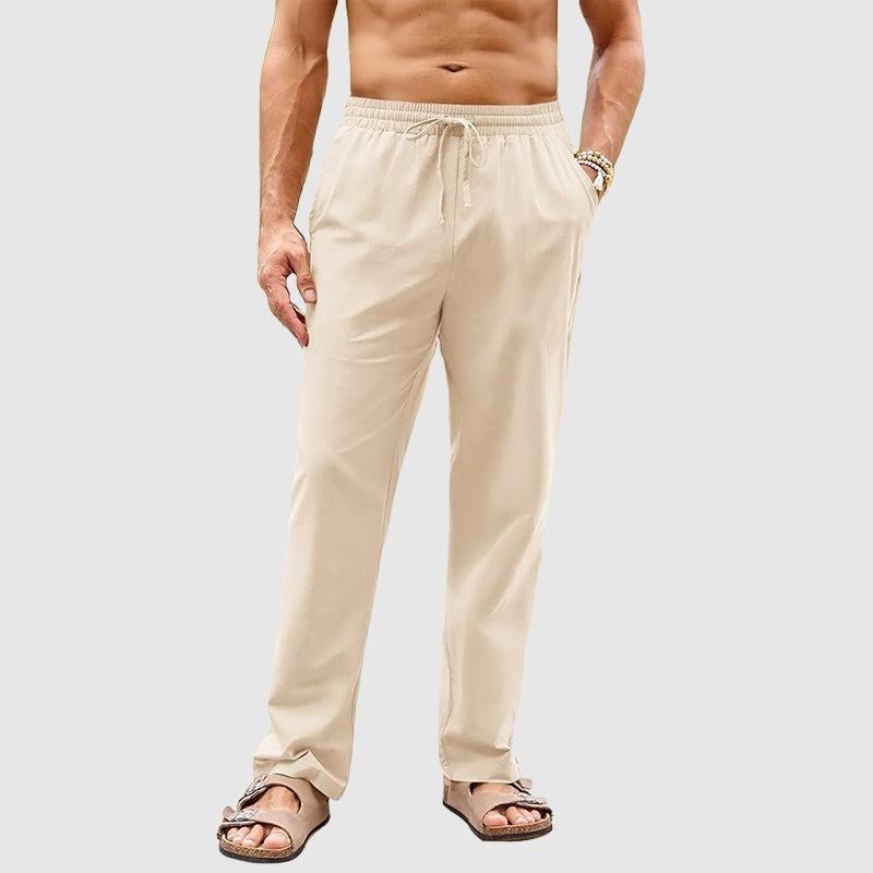 Alexander Heliot Drawstring Straight-Leg Pants