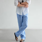 Alexander Heliot Relaxed Fit Linen Pants