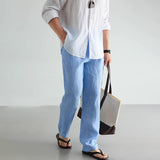 Alexander Heliot Relaxed Fit Linen Pants