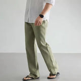Alexander Heliot Relaxed Fit Linen Pants