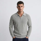 Half-Zip Polo Sweater