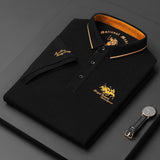 James Oxford Contrast Collar Polo Shirt for Men
