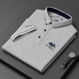 James Oxford Contrast Collar Polo Shirt for Men