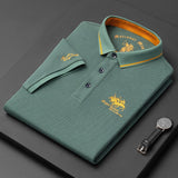 James Oxford Contrast Collar Polo Shirt for Men