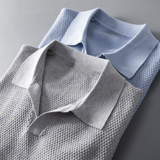 James Oxford Modern Knit Polo Shirt for Men