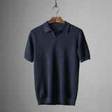 James Oxford Modern Knit Polo Shirt for Men