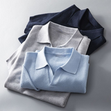 James Oxford Modern Knit Polo Shirt for Men