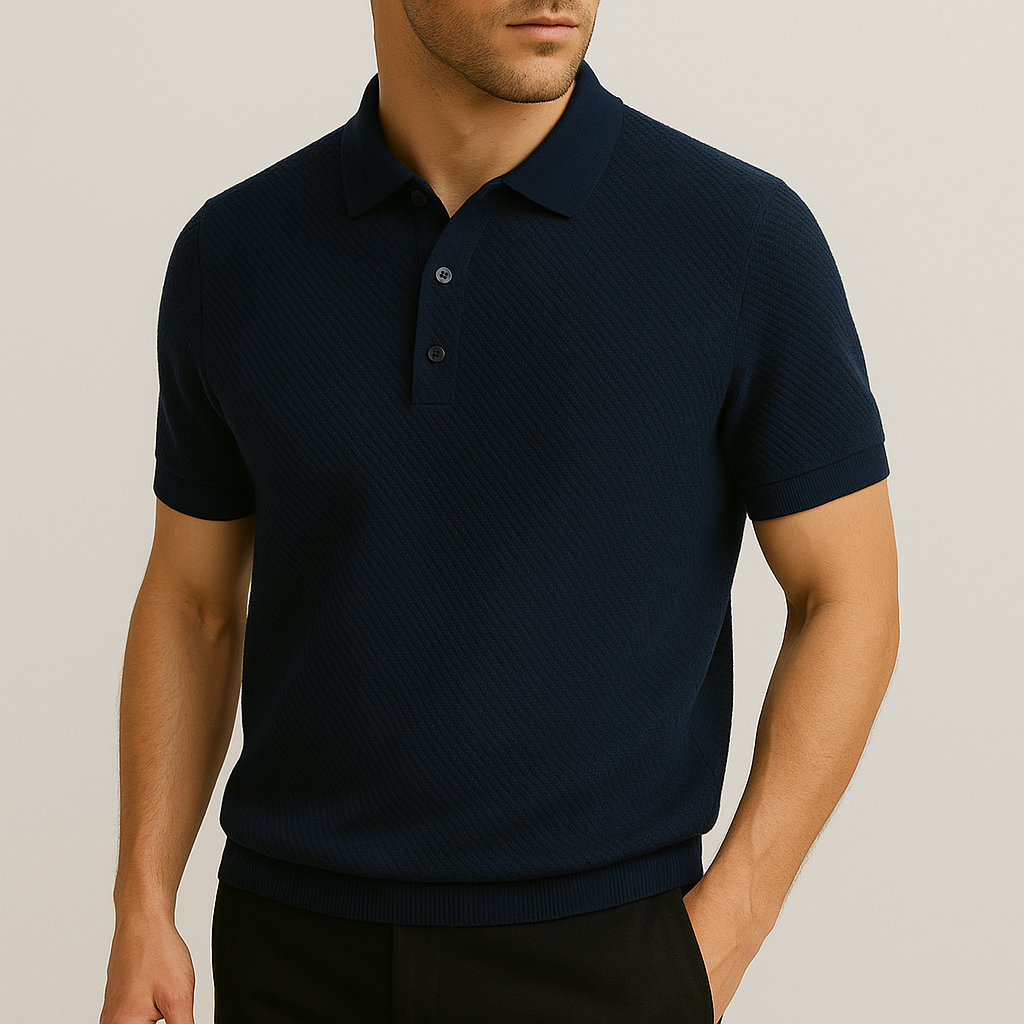 Castello Cotton Knit Polo