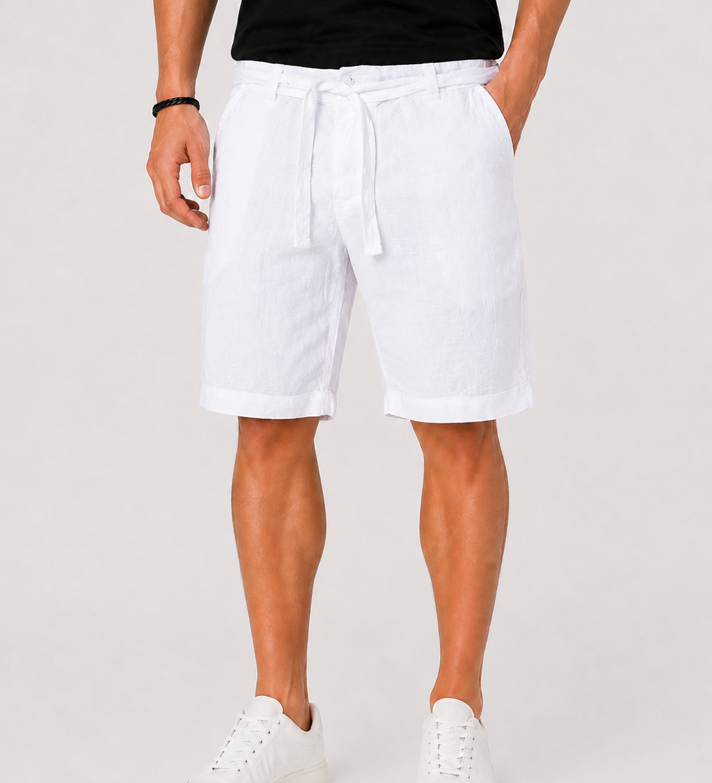 Sebastian - Men's Premium Linen Shorts
