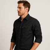 James Oxford Denim Shirt for Men