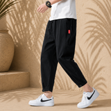Theo - Fitted Cotton Trousers