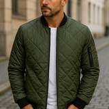 Cecil - Diamond Pattern Cotton Jacket