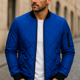 Cecil - Diamond Pattern Cotton Jacket