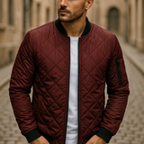 Cecil - Diamond Pattern Cotton Jacket