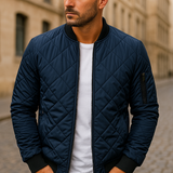 Cecil - Diamond Pattern Cotton Jacket