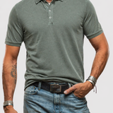 James Oxford Minimalist Polo Shirt for Men