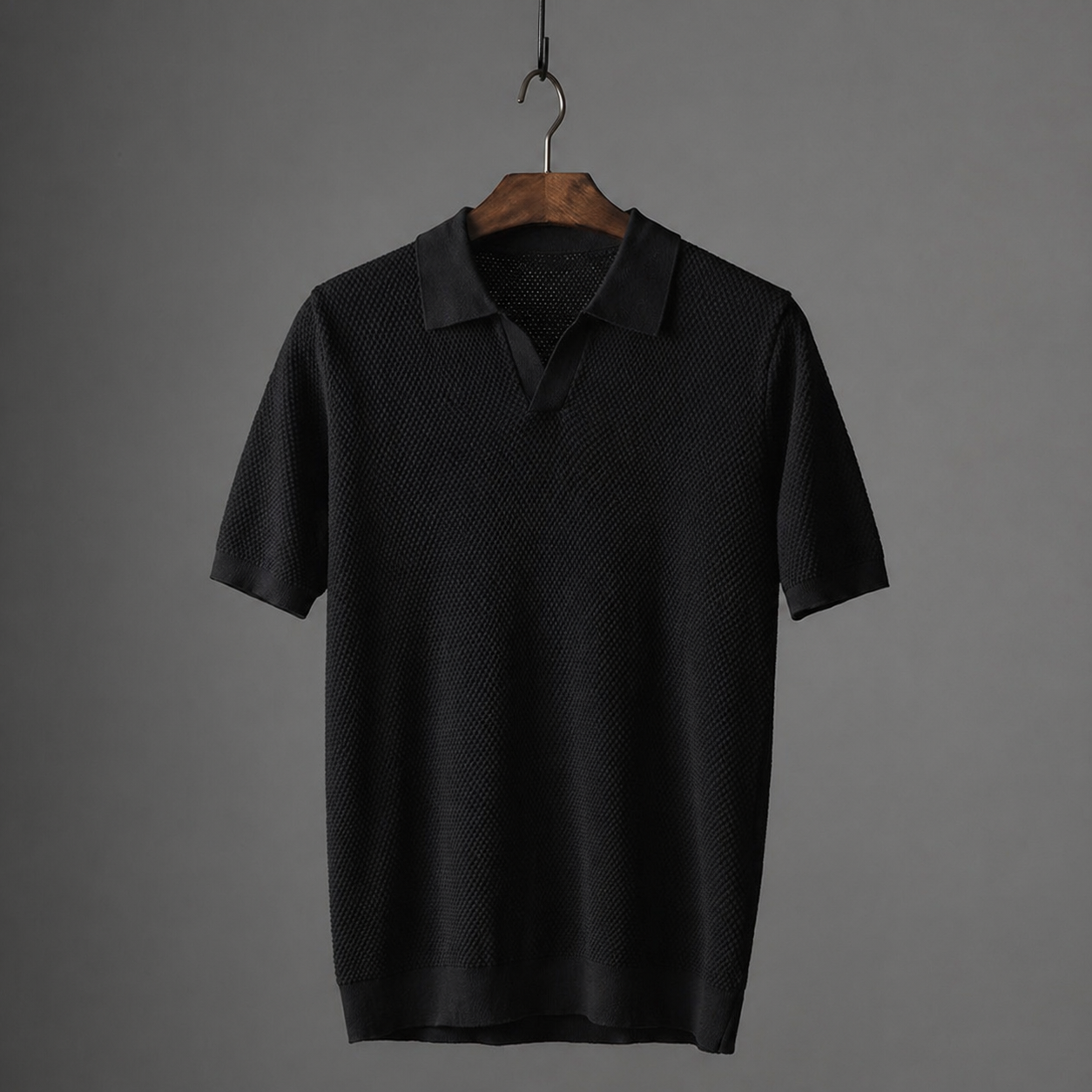 James Oxford Modern Knit Polo Shirt for Men