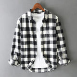 James Oxford Cotton Checked Shirt for Men
