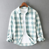 James Oxford Cotton Checked Shirt for Men