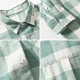 James Oxford Cotton Checked Shirt for Men