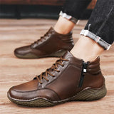 James Oxford Mid-Calf Boots for Men
