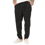 David Costa Breathable Linen Pants