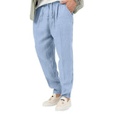 David Costa Breathable Linen Pants
