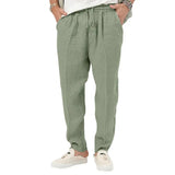 David Costa Breathable Linen Pants