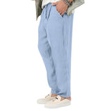 David Costa Breathable Linen Pants