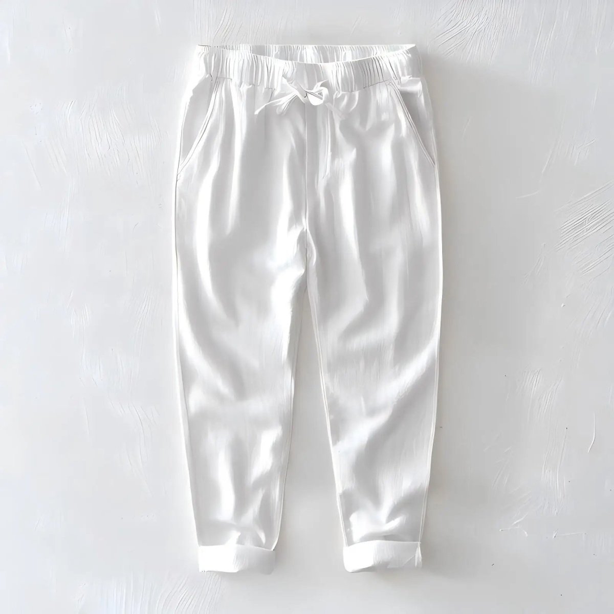 David Costa Breezy Linen Pants